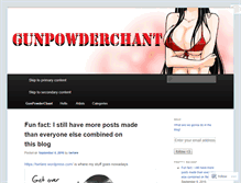 Tablet Screenshot of gunpowderchant.com